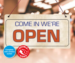 Traditional Open / Closed Sign