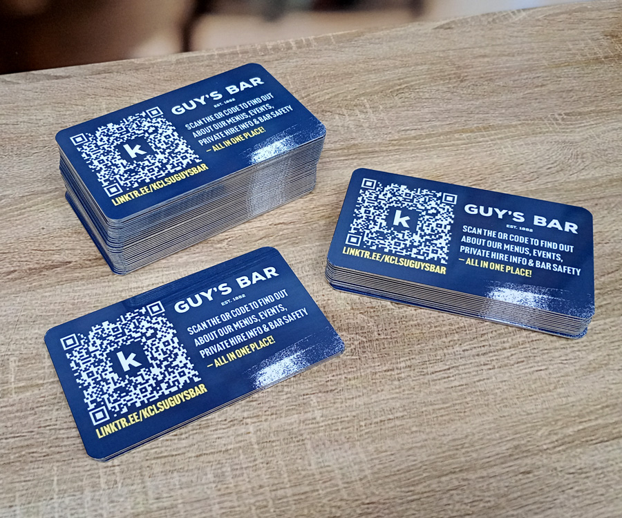 Guys Bar 100x60mm FC QR Codes