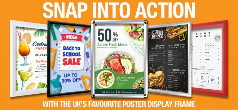 Snap into Action With the UK’s Favourite Poster Display Frame