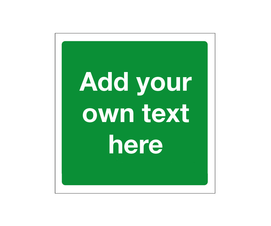 Safe Condition Create your own Catering Sign