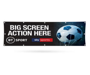 Big Screen Action Here Promotional Banner