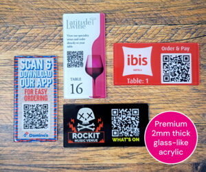 80x40mm Glass Like Numbers