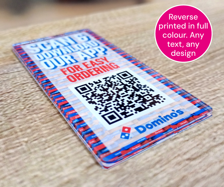 80x40mm Glass Like Numbers