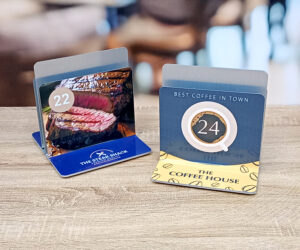 Branded Full Colour Double Channel Menu Holders