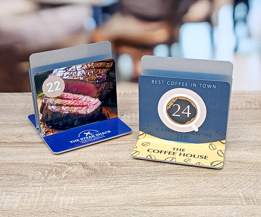 Branded Full Colour Double Channel Menu Holders