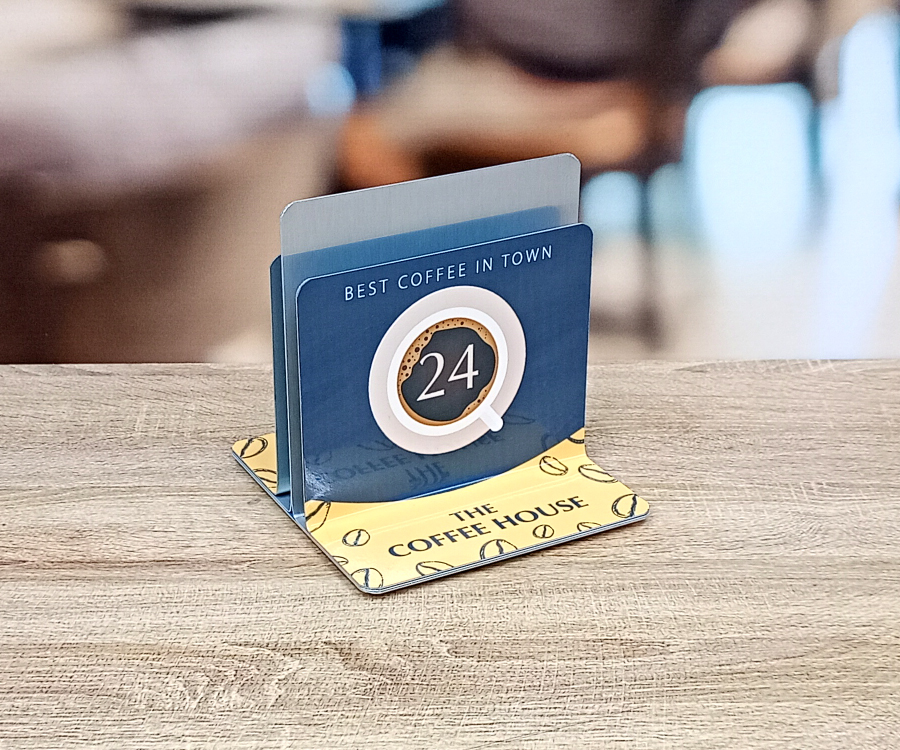 Branded Full Colour Double Channel Menu Holders