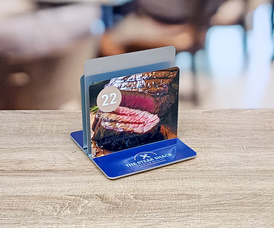 Branded Full Colour Double Channel Menu Holders
