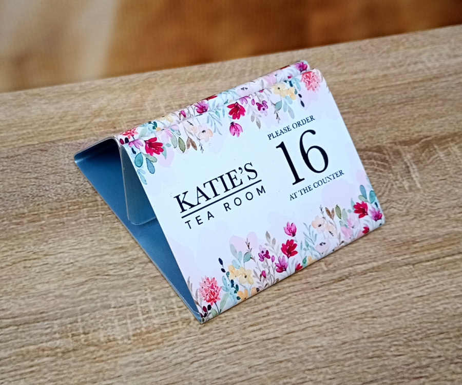 Full Colour Printed Aluminium Menu Holders