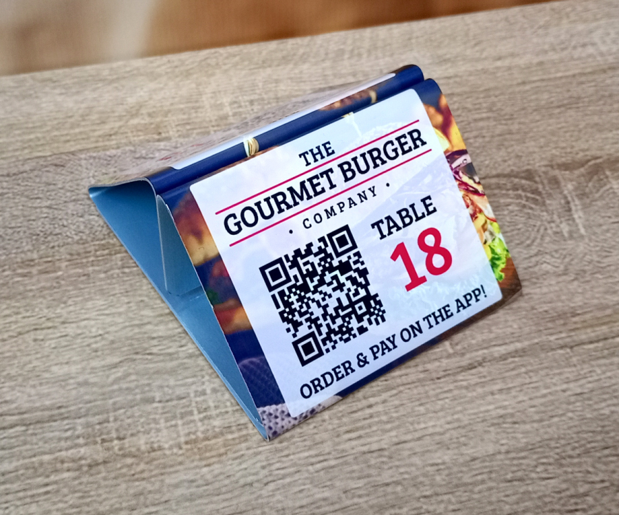 Full Colour Printed Aluminium Menu Holders