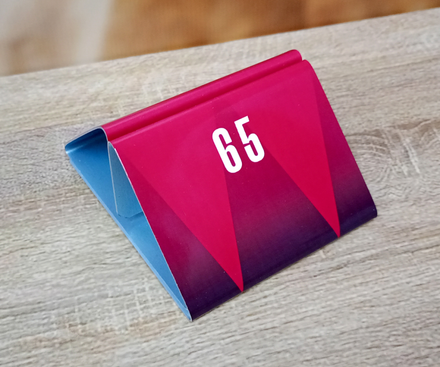 Full Colour Printed Aluminium Menu Holders