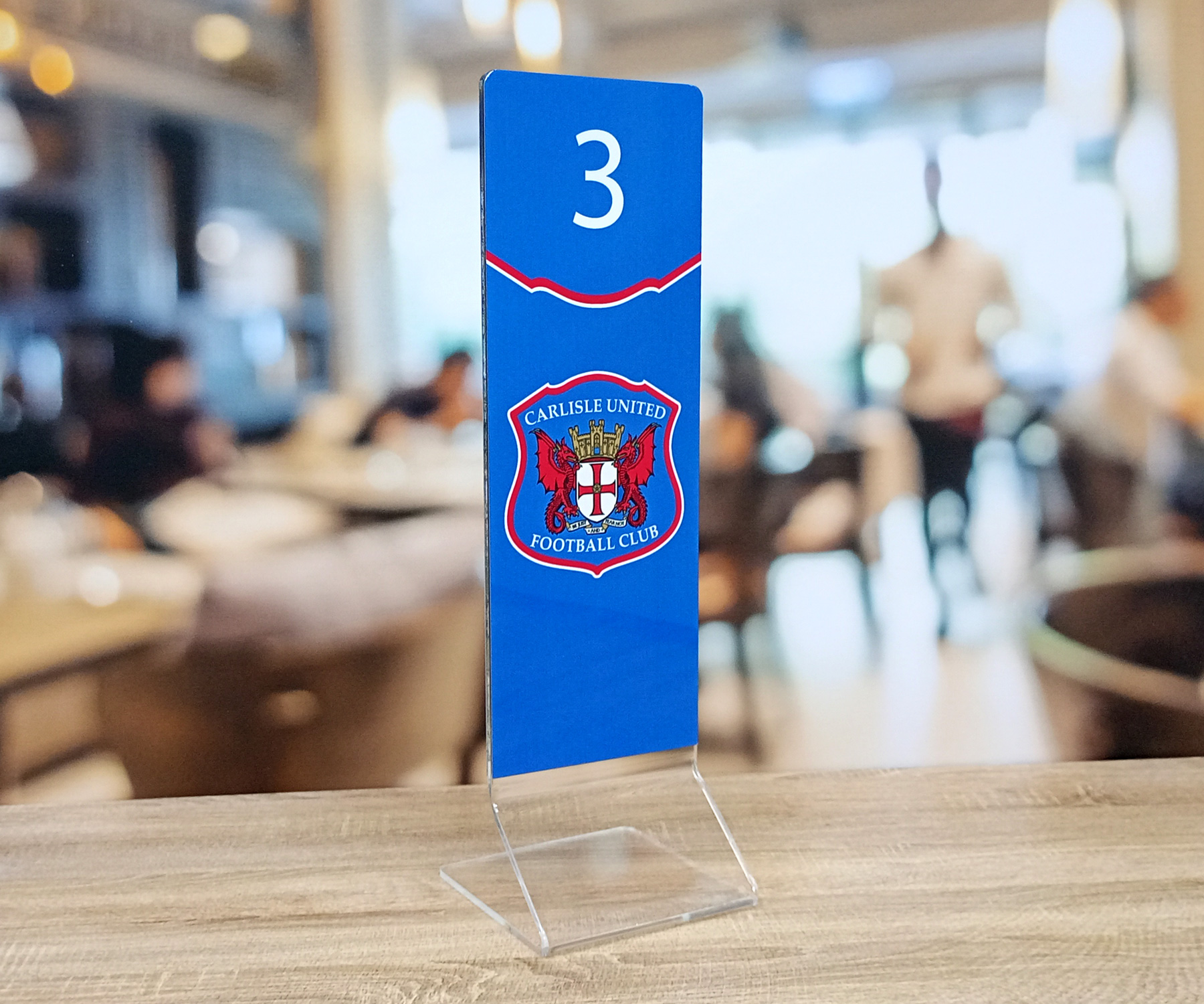 Custom Printed Function Room Table Notices