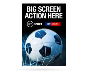 Big Screen Action Here Promotional Poster