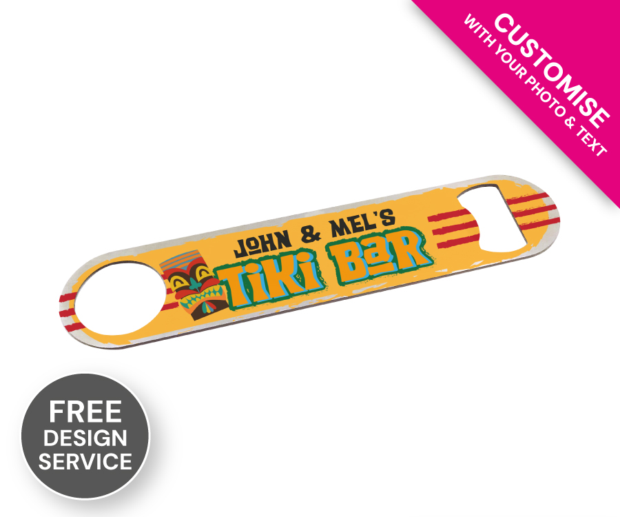 Personalised Bar Blade Bottle Opener
