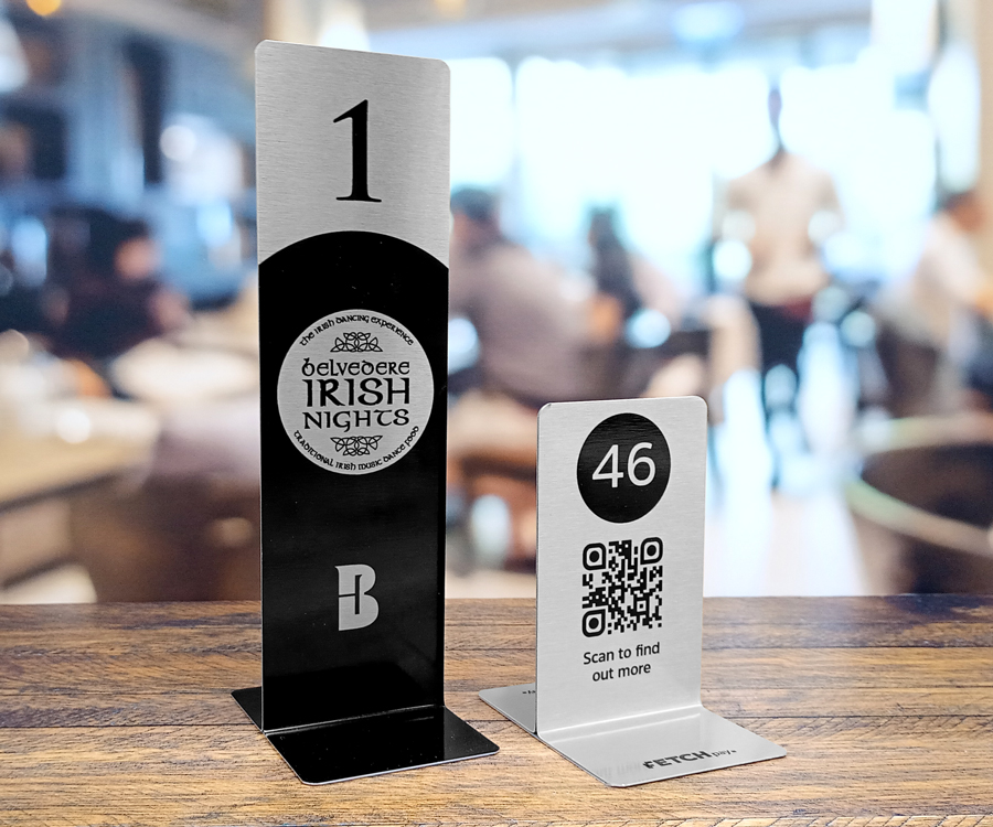 Silver Table Numbers Main Image