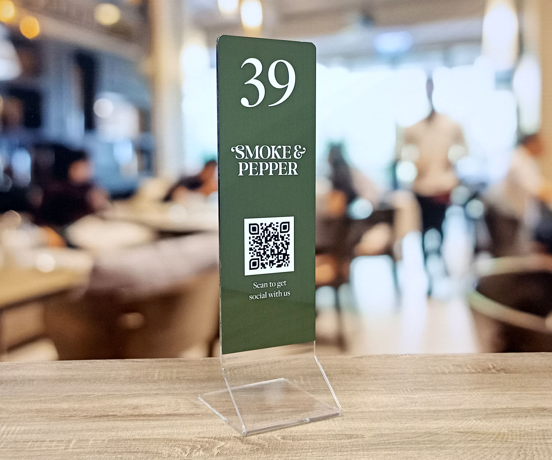 Custom Printed Function Room Table Notices