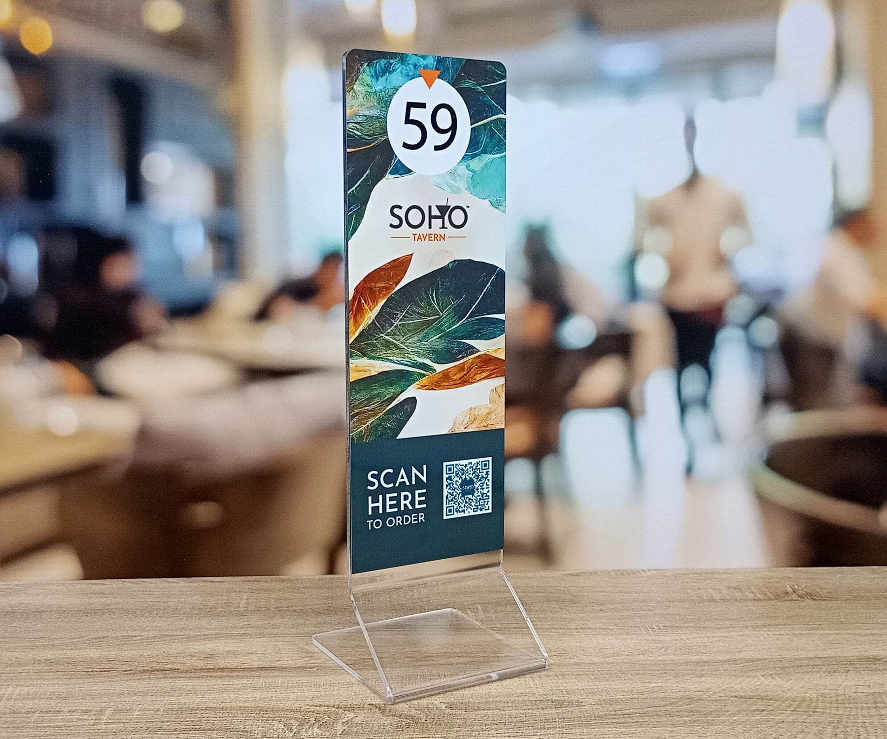 Custom Printed Function Room Table Notices