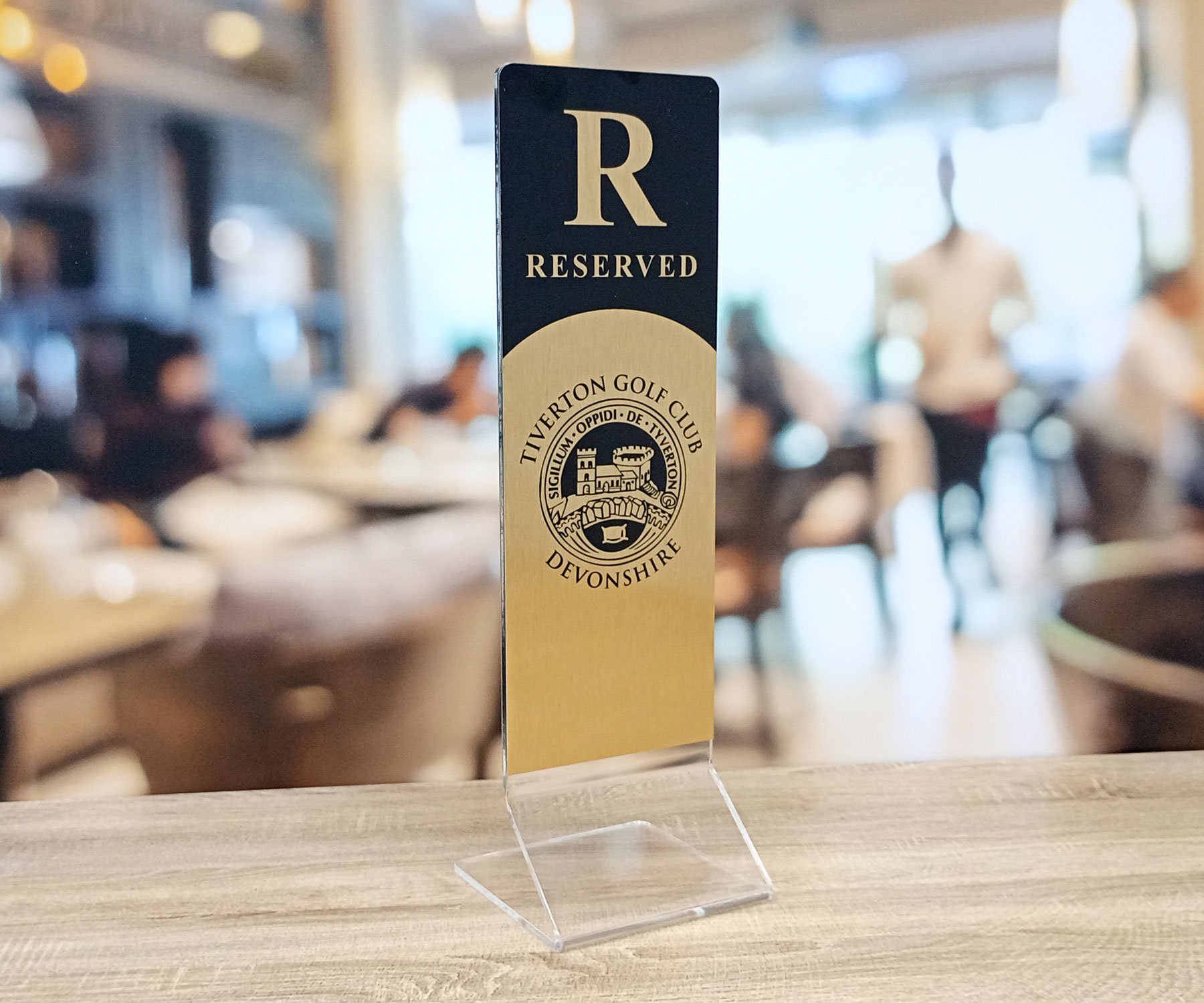 Custom Printed Function Room Table Notices