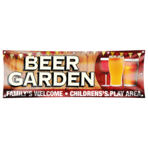 Beer Garden Promotional Banner