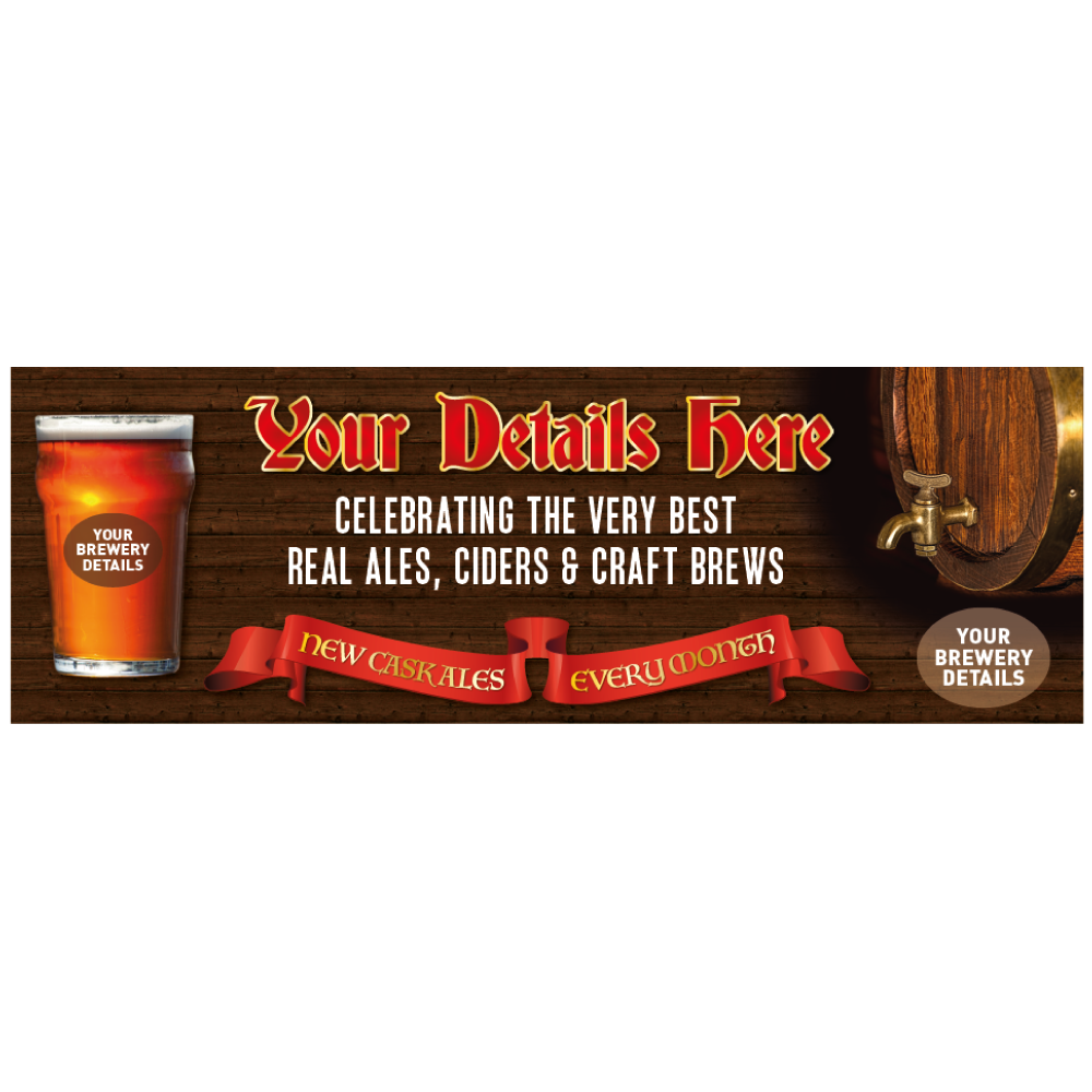 Real Ale / Cask Ale Brewery Promotional Banner - Image 2