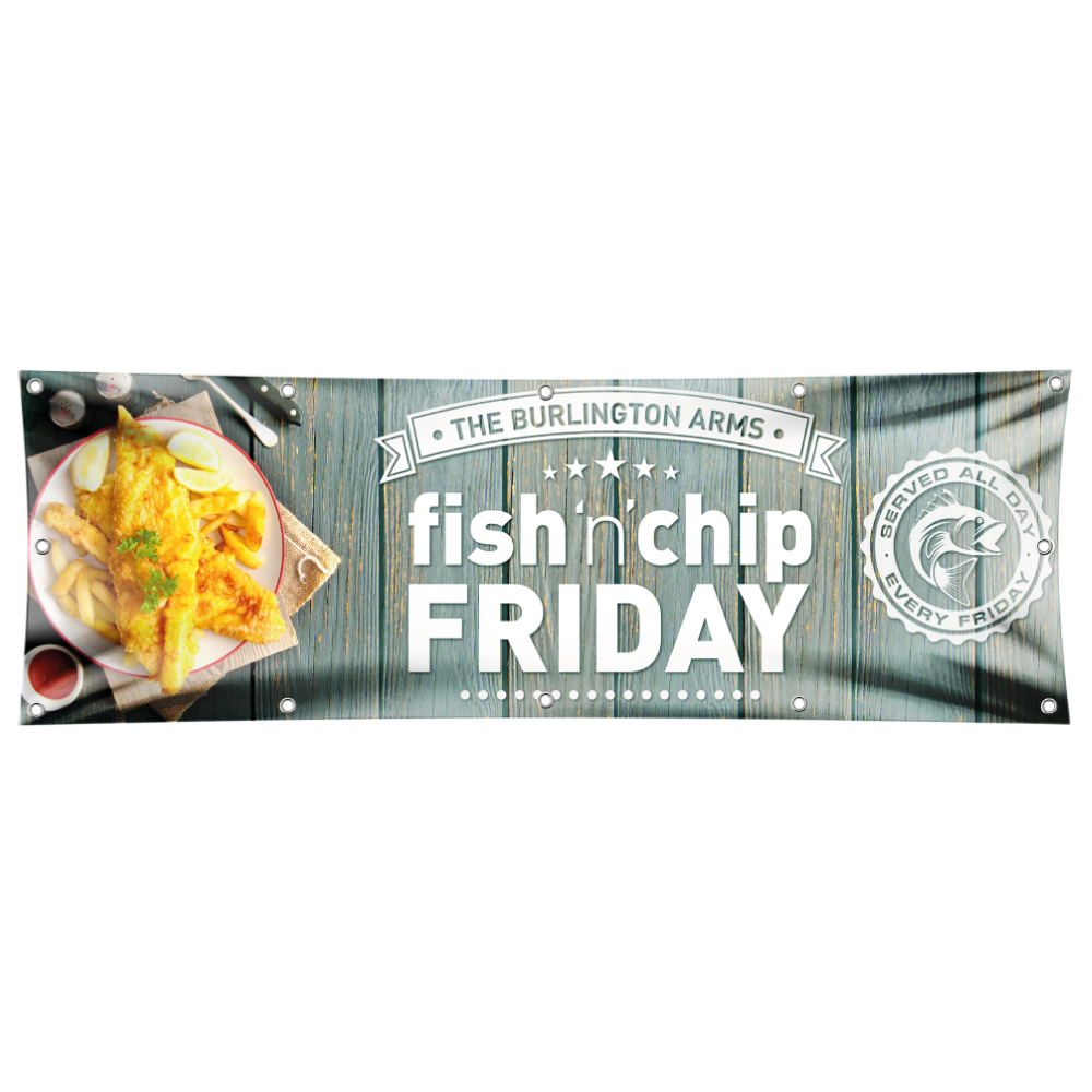 Fish & Chips Promotional Banner