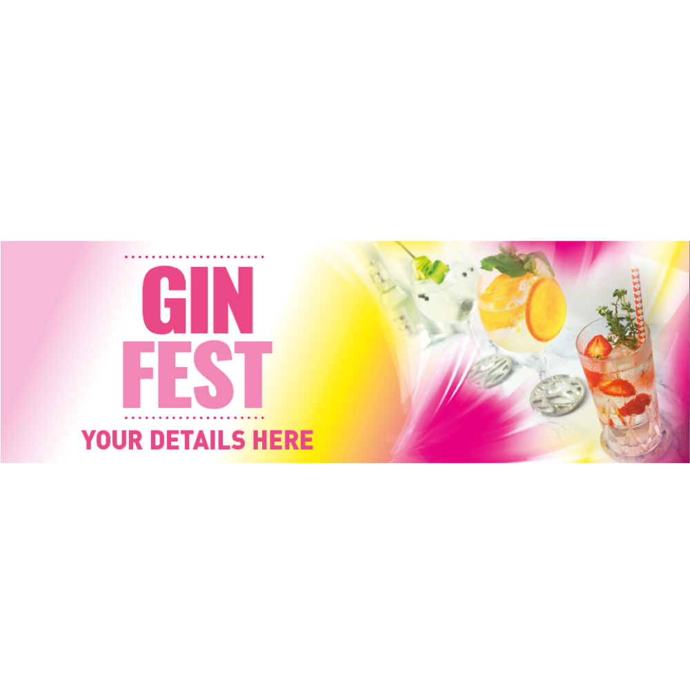 Gin Fest Promotional Banner - Image 2