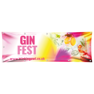 Gin Fest Promotional Banner