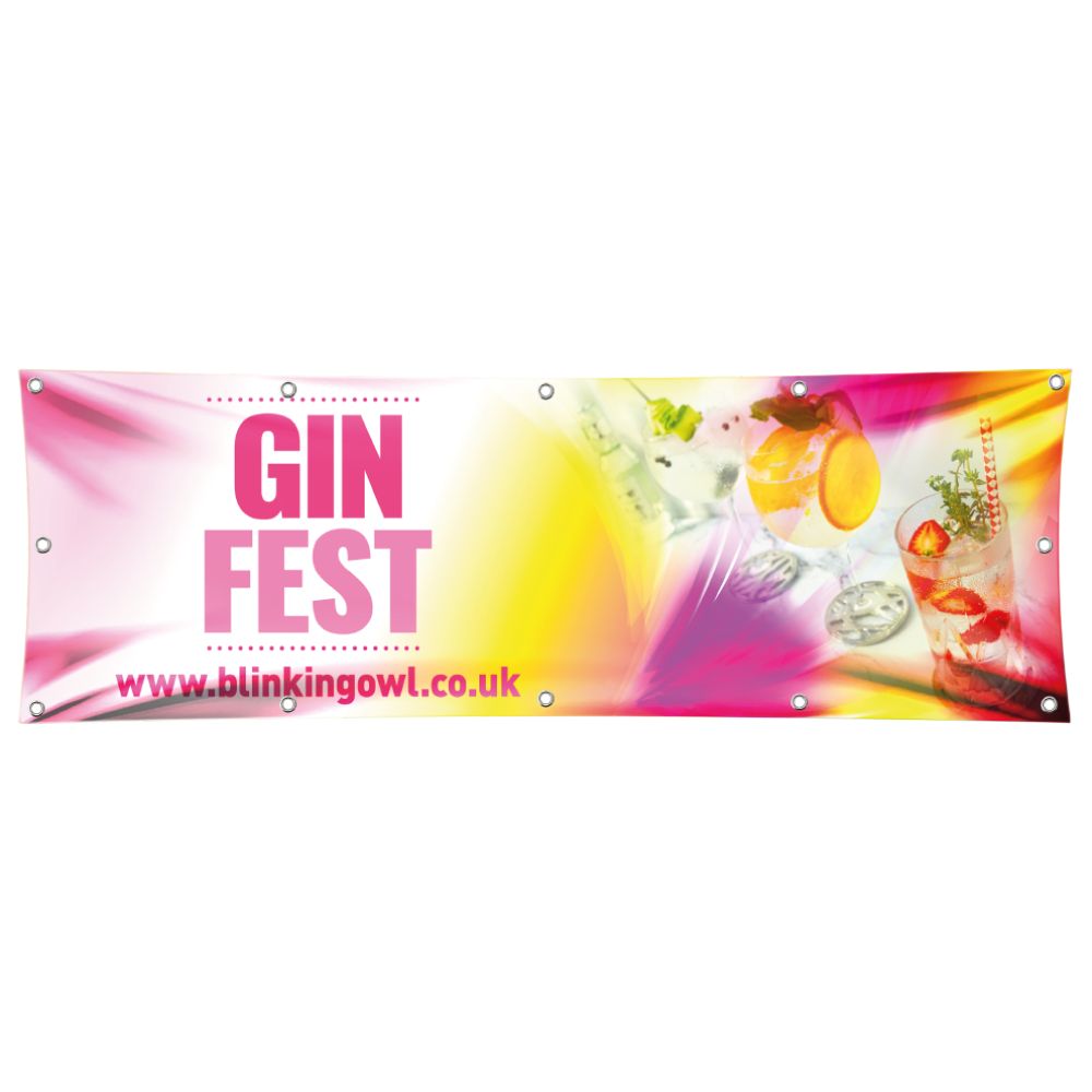 Gin Fest Promotional Banner