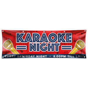 Karaoke Night Promotional Banner