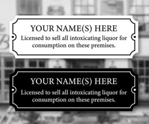 Licensee Name Plates
