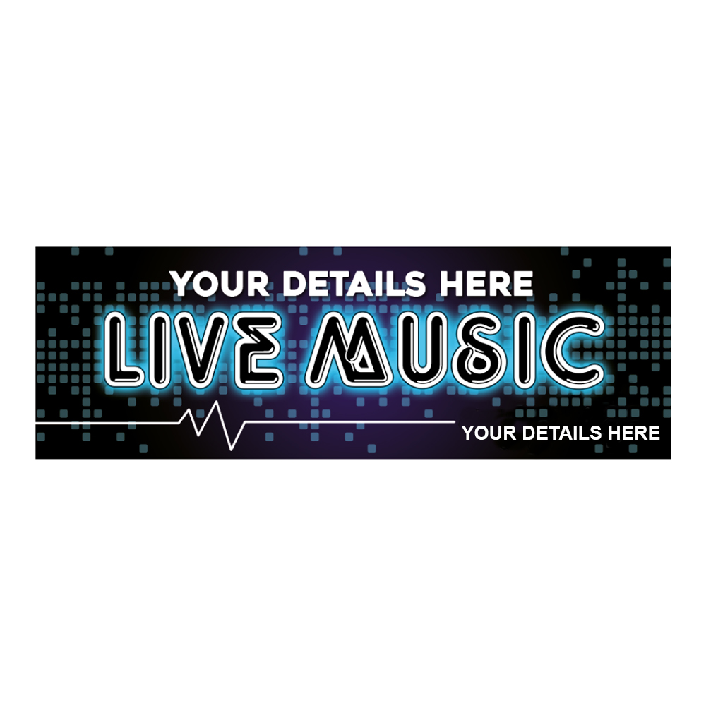 Live Music Promotional Banner - Image 2