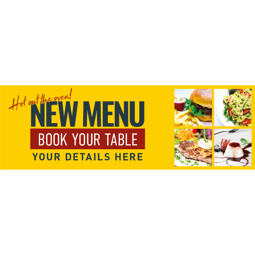 New Menu Promotional Banner - Image 2