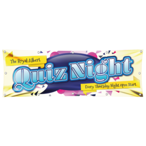 Quiz Night Promotional Banner