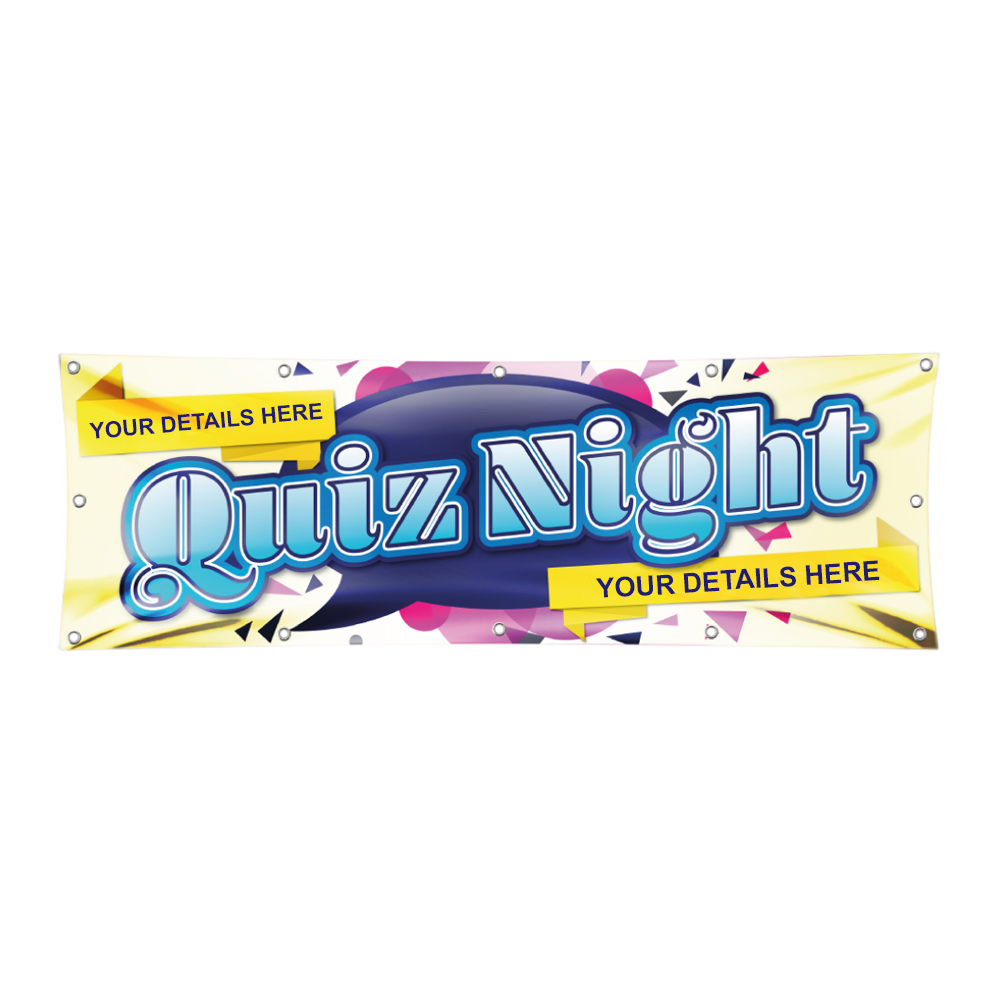 Quiz Night Promotional Banner - Image 2