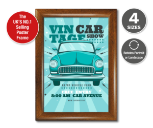 Oak 25mm Profile Snap Frame