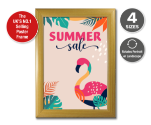 Pine 25mm Profile Snap Frame