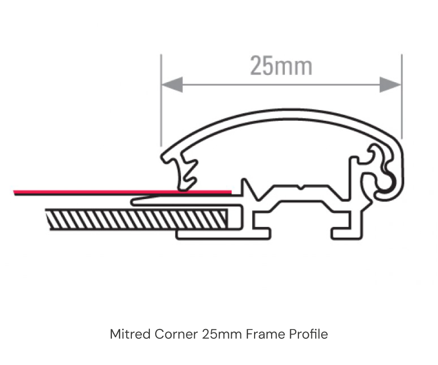 OAK 25mm Profile Snap Poster Frames - Image 3