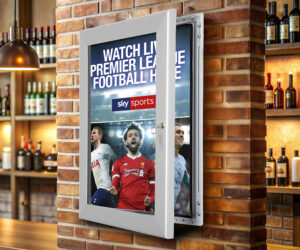 Lockable Poster & Menu Display Cases