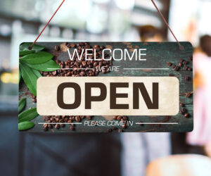 Open & Closed - Hours of Opening Signs