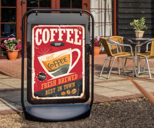 Pavement & Forecourt Displays | Poster & Graphic