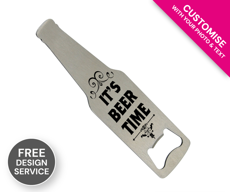 Personalised Bottle Opener Bottle Shape