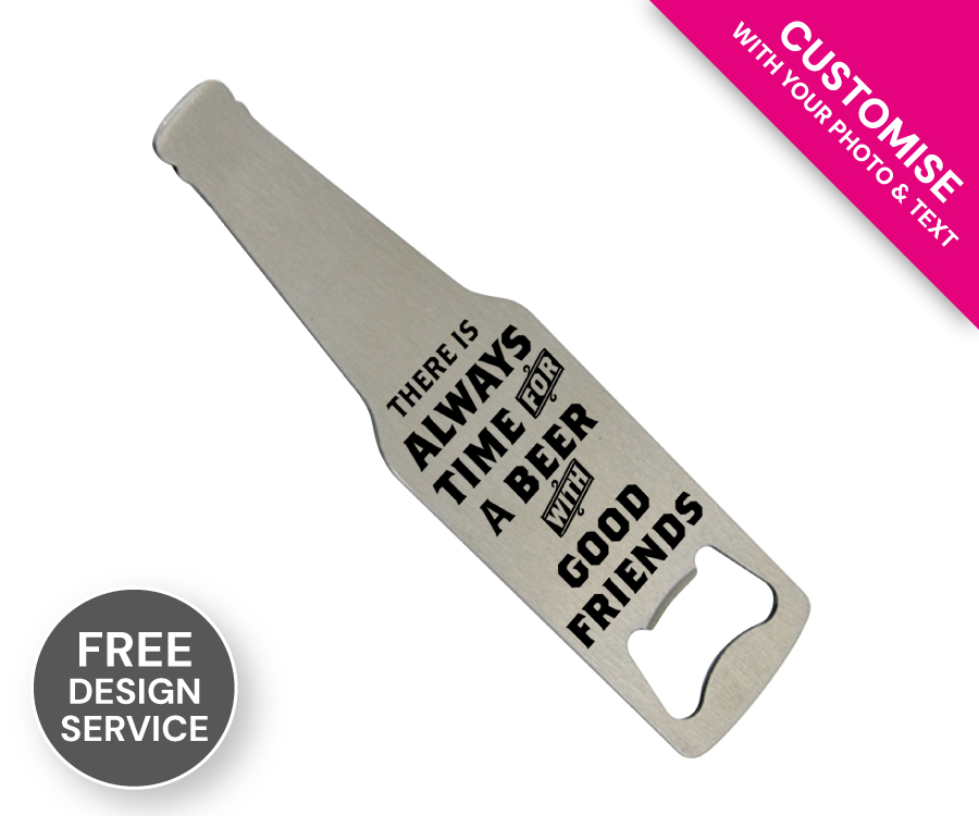 Personalised Beer Bottle Shape Bottle opener