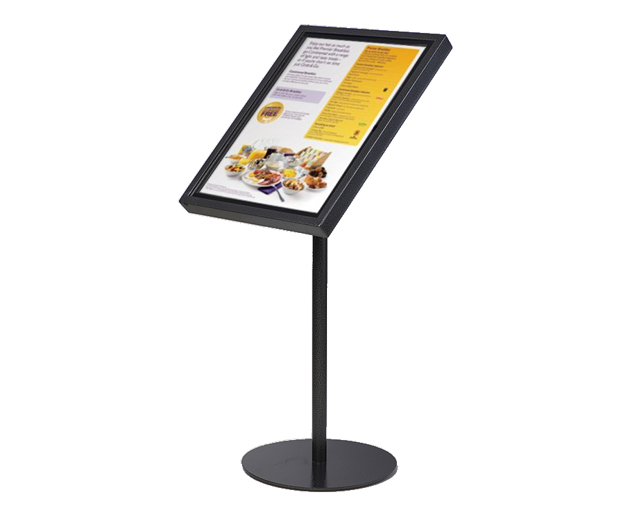Restaurant Menu Display Stand / Poster Display Stand - 4 x A4 - Image 2