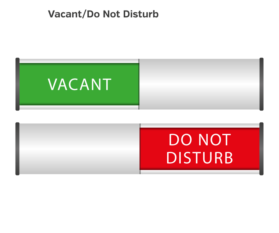 SL005 Vacant Not Disturb Sliding Door Signs