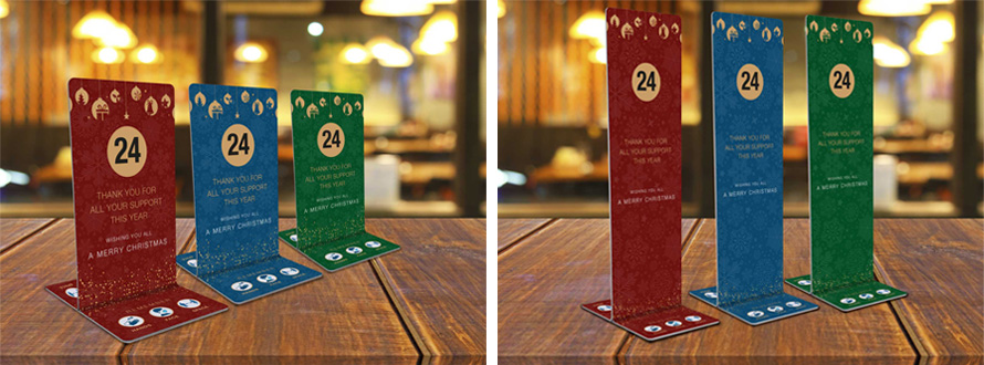 Festive Table Numbers