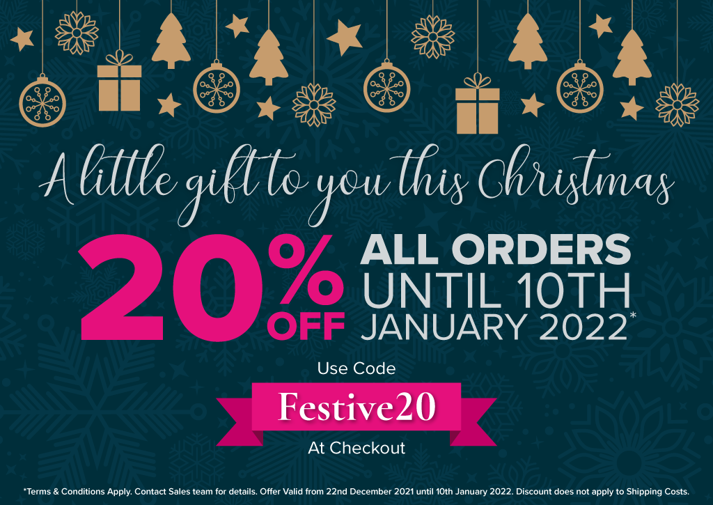20% Off Over the Festive Period